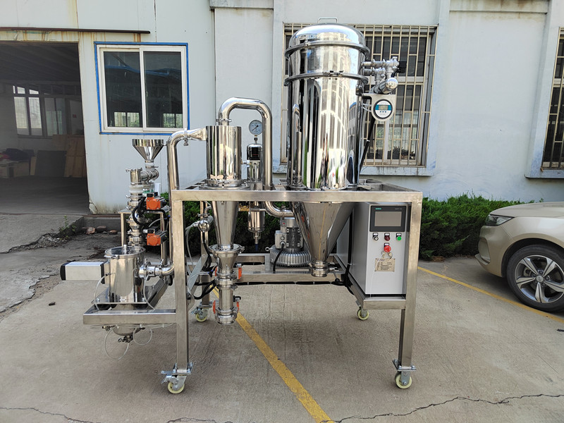 湖北某新材料公司：磷酸錳鐵鋰實(shí)驗(yàn)室超微粉碎設(shè)備-MQW03陶瓷內(nèi)襯氣流粉碎機(jī)