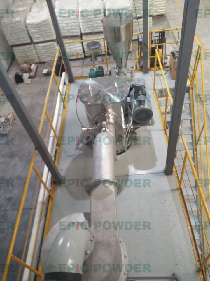 小產量圓盤式氣流粉碎機