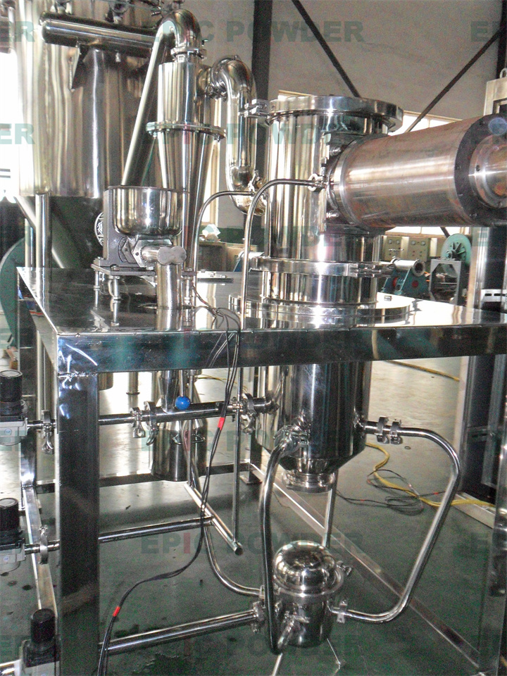 實驗型圓盤式氣流磨