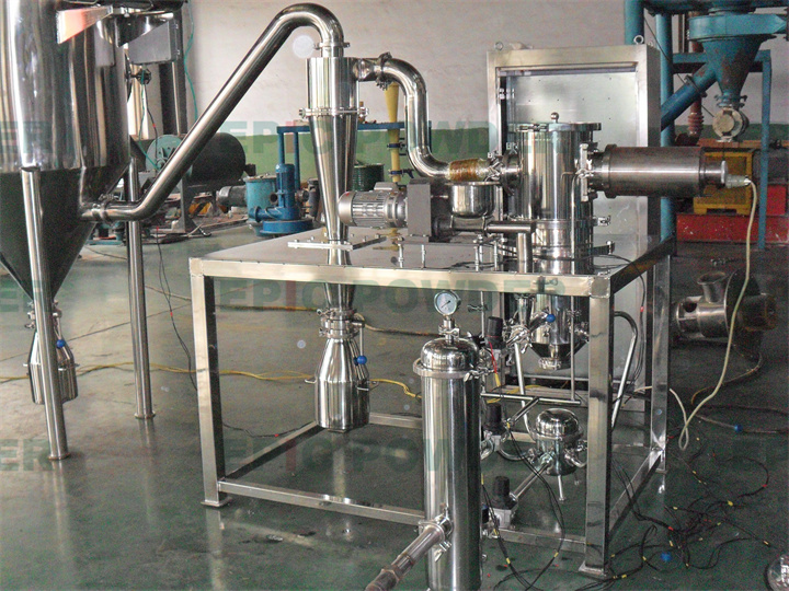 實(shí)驗(yàn)型對(duì)噴式氣流磨