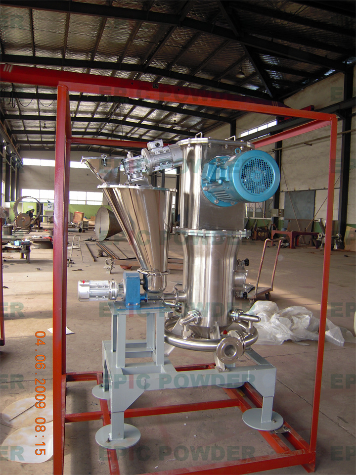 實驗型圓盤式氣流粉碎機